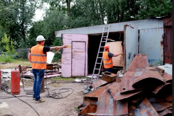 Демонтаж гаража в Минске и Минской области