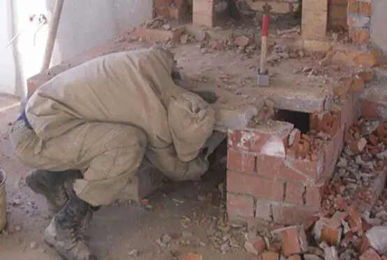 Демонтаж печи: ход работ